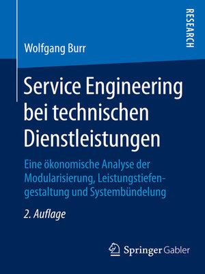 cover image of Service Engineering bei technischen Dienstleistungen